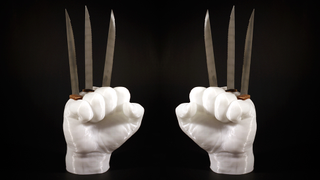 This Wolverine Knife Holder Is an Awesome and Incredibly Dangerous Way to Store Your Knives
